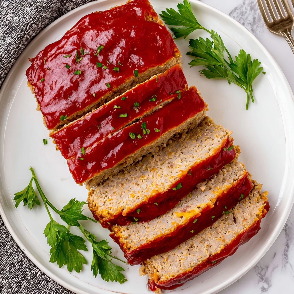 Chicken Meatloaf with Parmesan and Tangy Glaze Recipe - Recipe Image