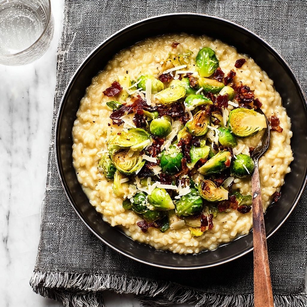 Risotto with Bacon and Brussels Sprouts Recipe - Recipe Image