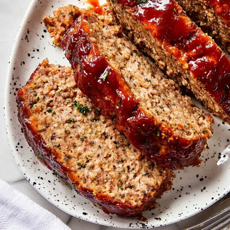 Air Fryer Meatloaf with Tangy Glaze Recipe