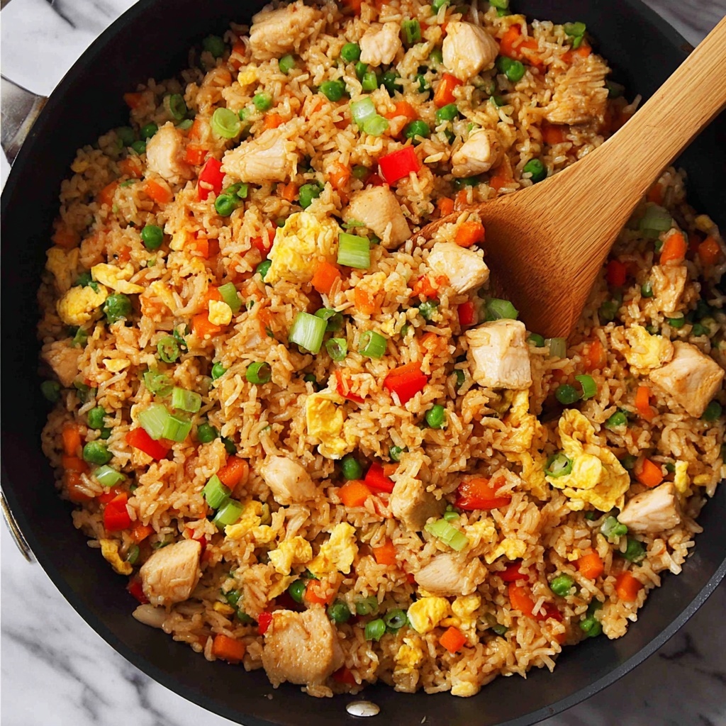 Easy Chicken Fried Rice Recipe - Recipe Image