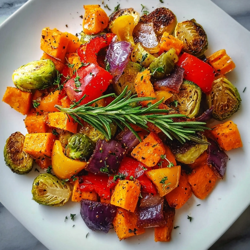 Festive Roasted Christmas Vegetables Recipe - Recipe Image