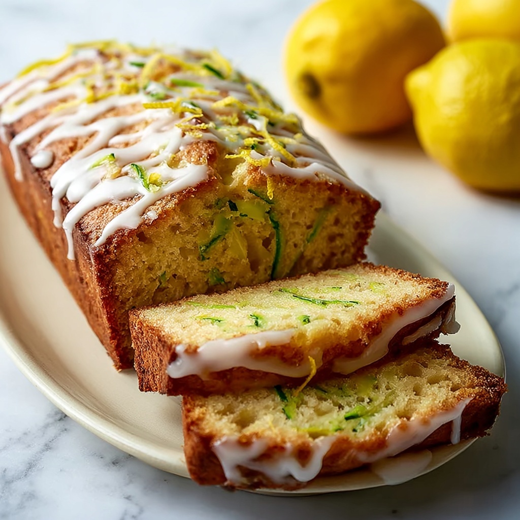 Lemon Zucchini Bread with Lemon Glaze Recipe - Recipe Image