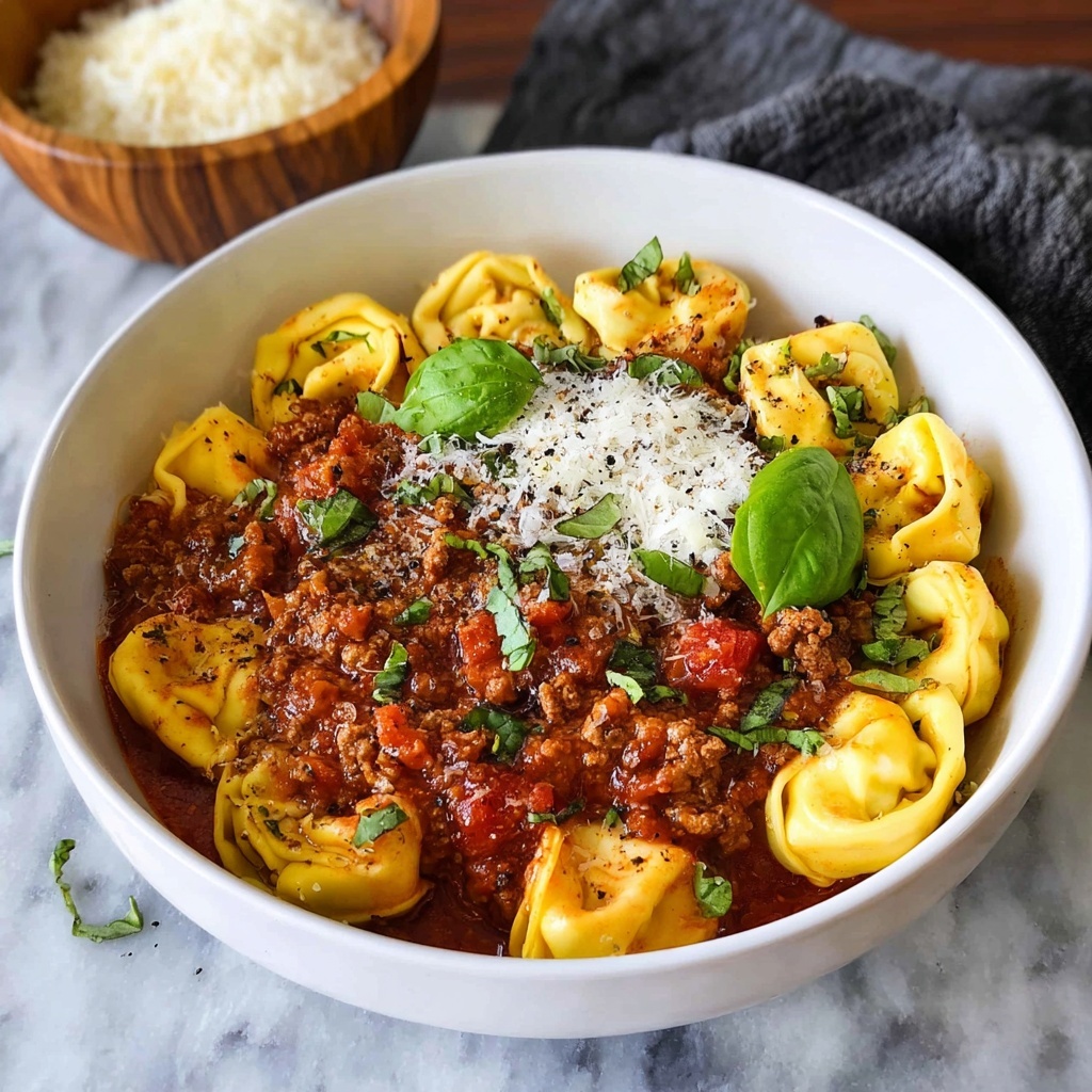One-Pan Beefy Tortellini Bake Recipe - Recipe Image