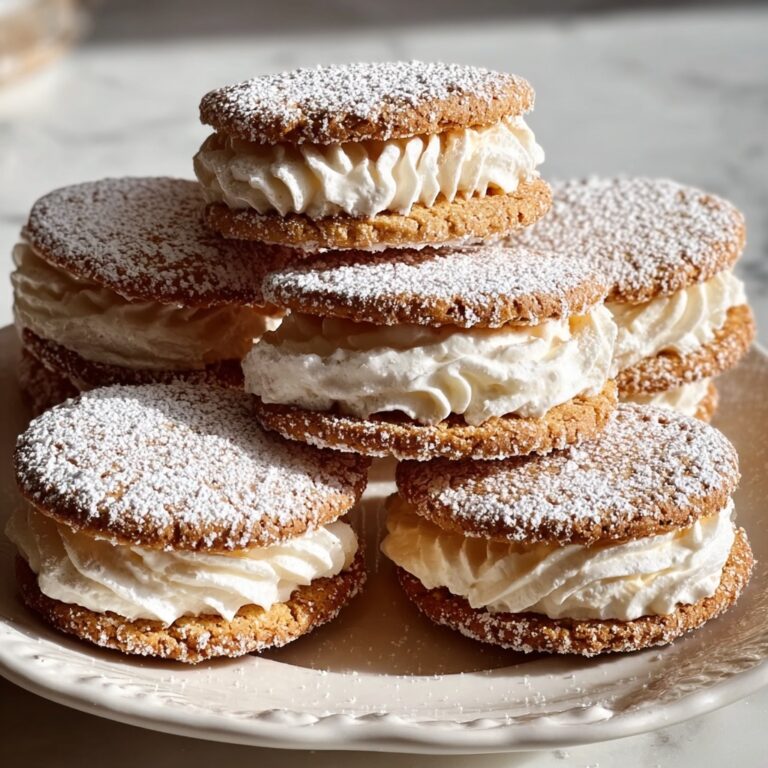 Sandwich Sugar Cookies with Vanilla Filling Recipe