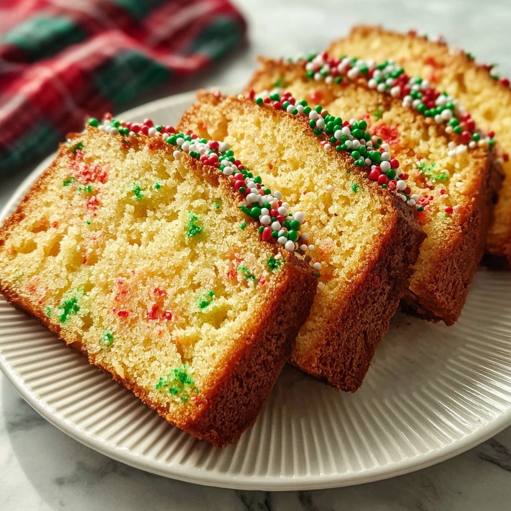 Christmas Sprinkle Buttermilk Bread Recipe - Recipe Image
