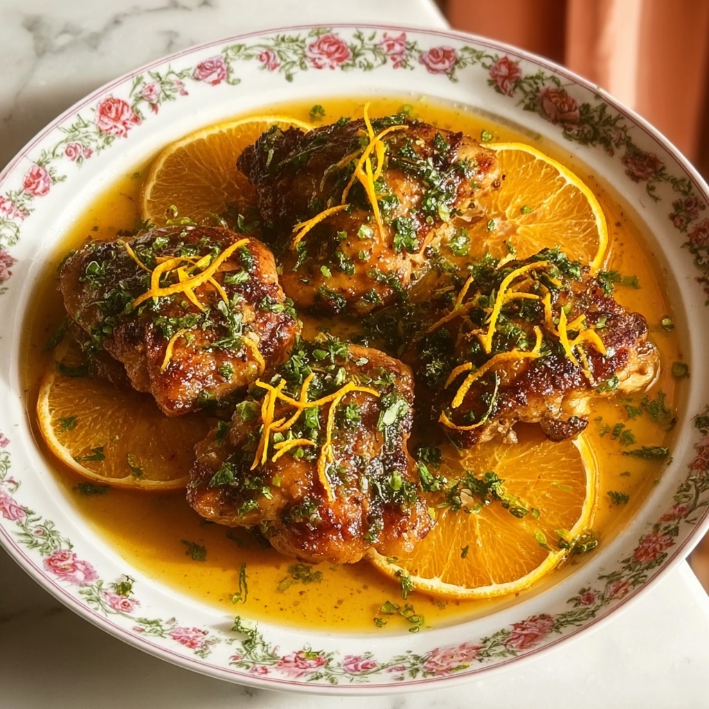 Chicken in Orange Sauce Recipe - Recipe Image