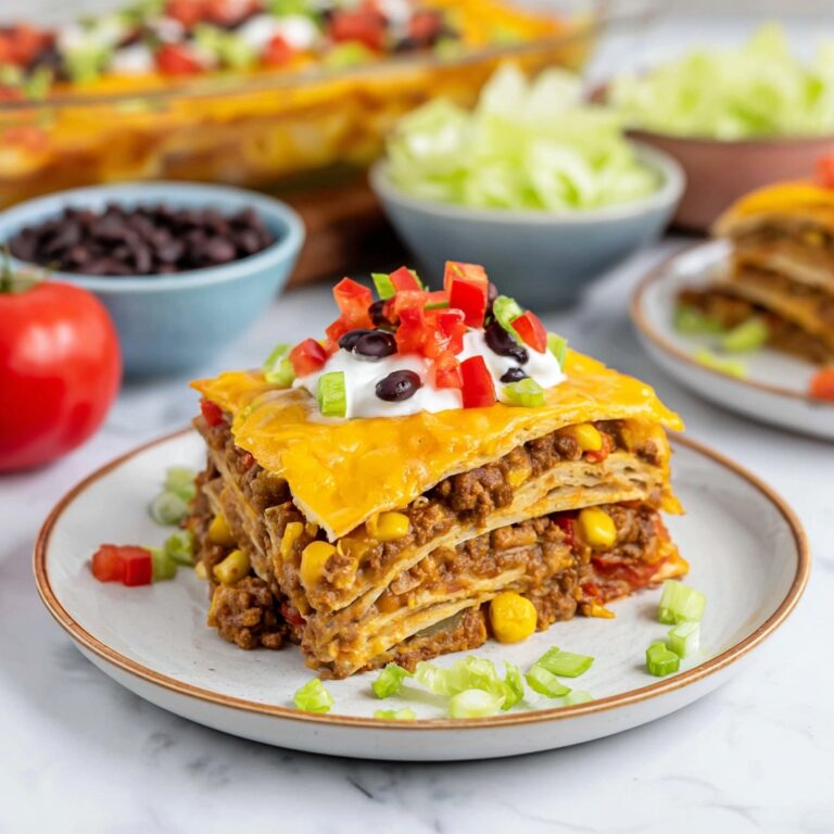 Easy Layered Taco Pie Recipe