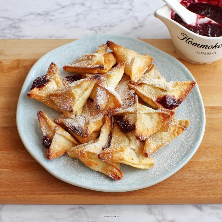 Air Fryer Blueberry Cheesecake Wontons Recipe
