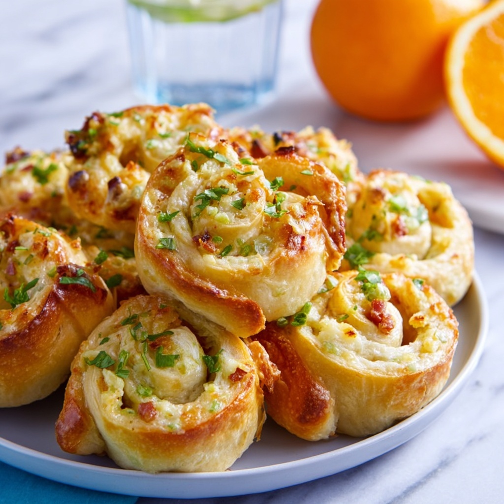 Pineapple Ham Pinwheels Recipe - Recipe Image