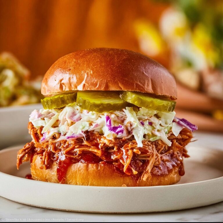 BBQ Pulled Chicken Sandwich Recipe