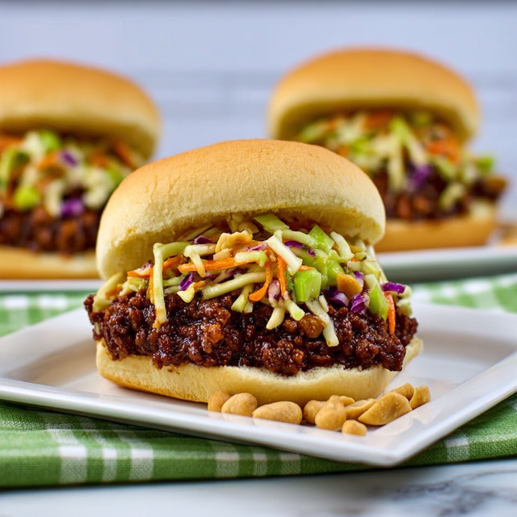 Thai Sloppy Joe Sliders Recipe - Recipe Image