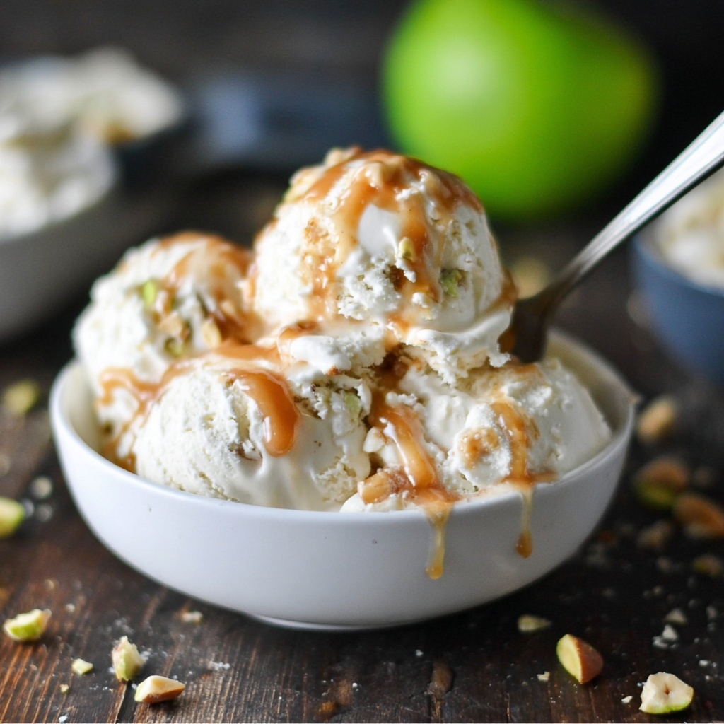 Caramel Apple No Churn Ice Cream Recipe - Recipe Image