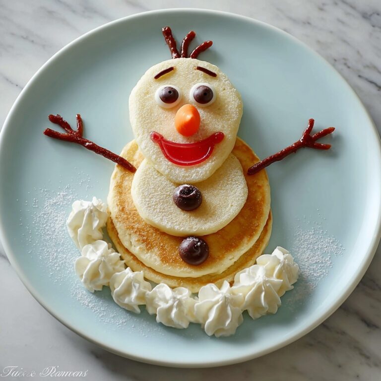 Olaf Pancake Breakfast Recipe