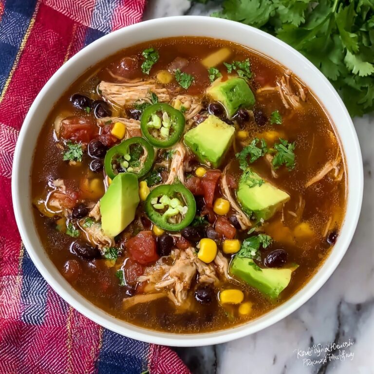 Spicy Chicken and Black Bean Spanish Soup Recipe