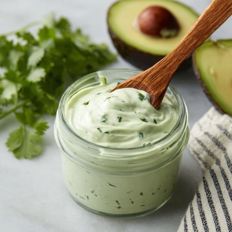 Avocado Cilantro Lime Crema Recipe