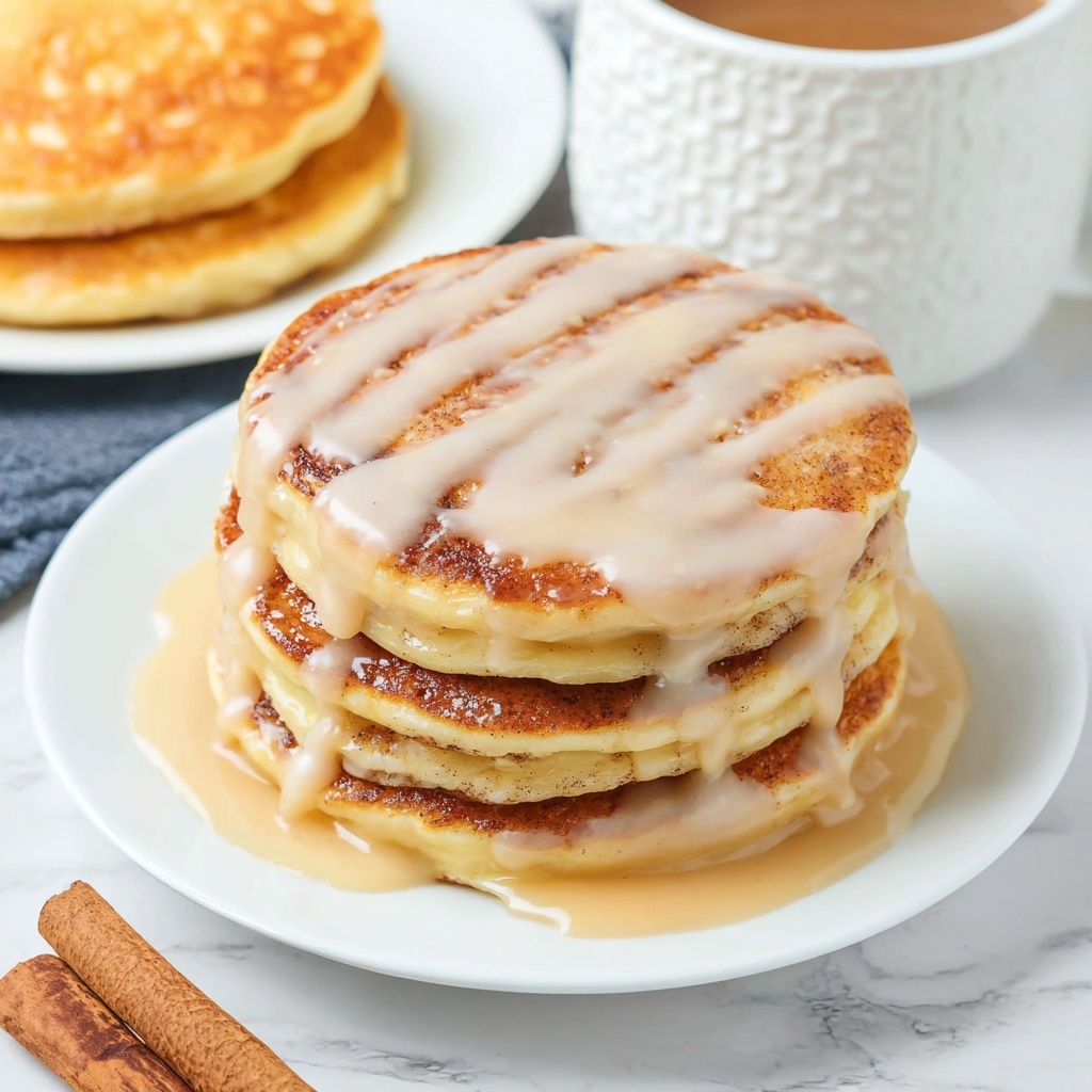 Cinnamon Roll Pancakes Recipe - Recipe Image