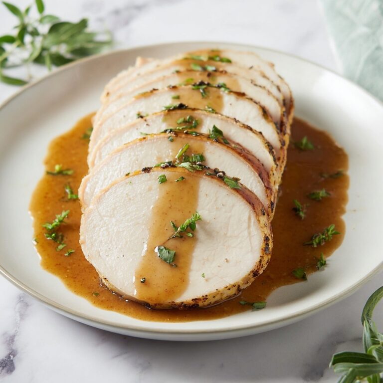 Slow Cooker Turkey Breast with Ranch and Brown Gravy Recipe