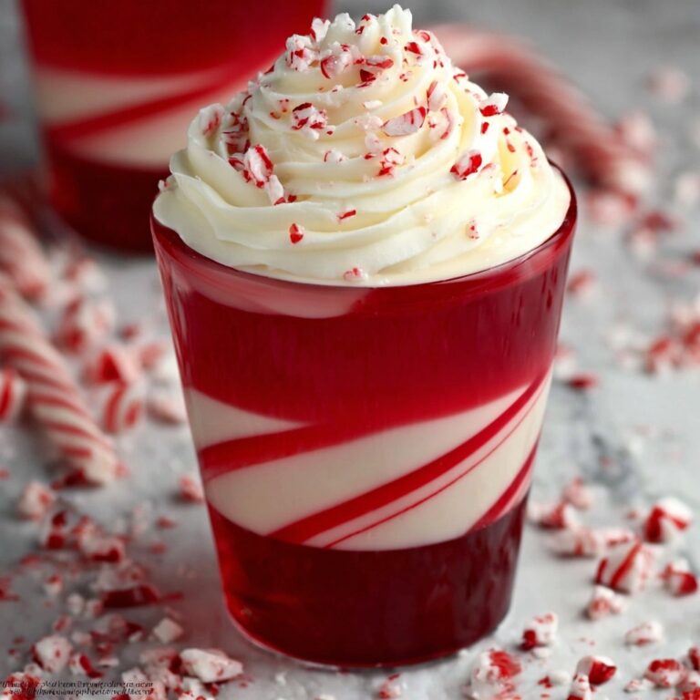 Candy Cane Jello Shots Recipe