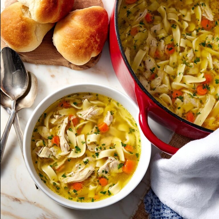 Homemade Chicken Noodle Soup Recipe