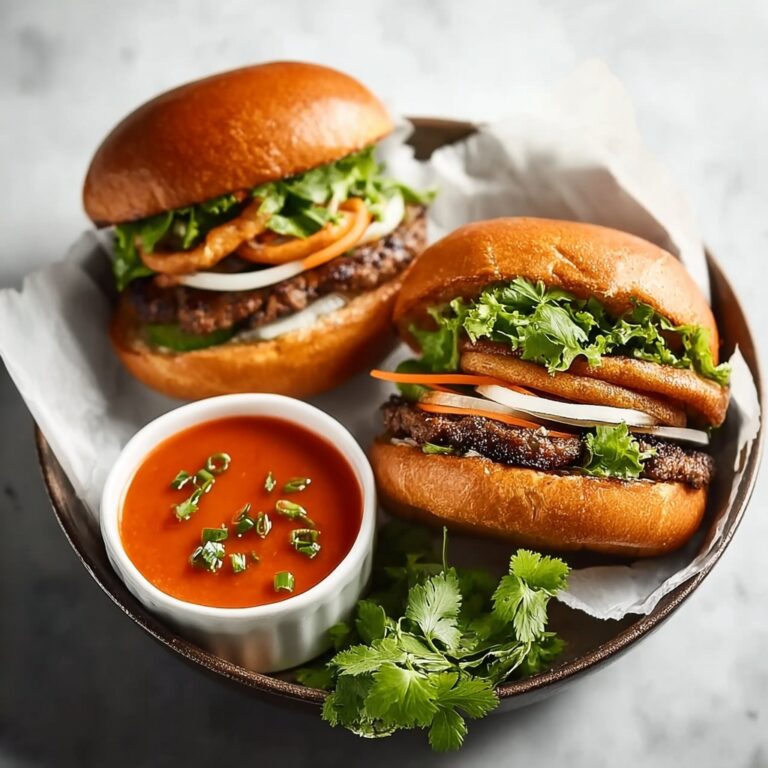 Juicy Pork Banh Mi Burger – A Flavor Adventure You’ll Crave! Recipe