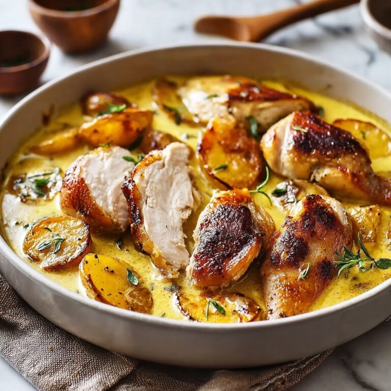 The Best French Chicken Casserole à la Normande Recipe