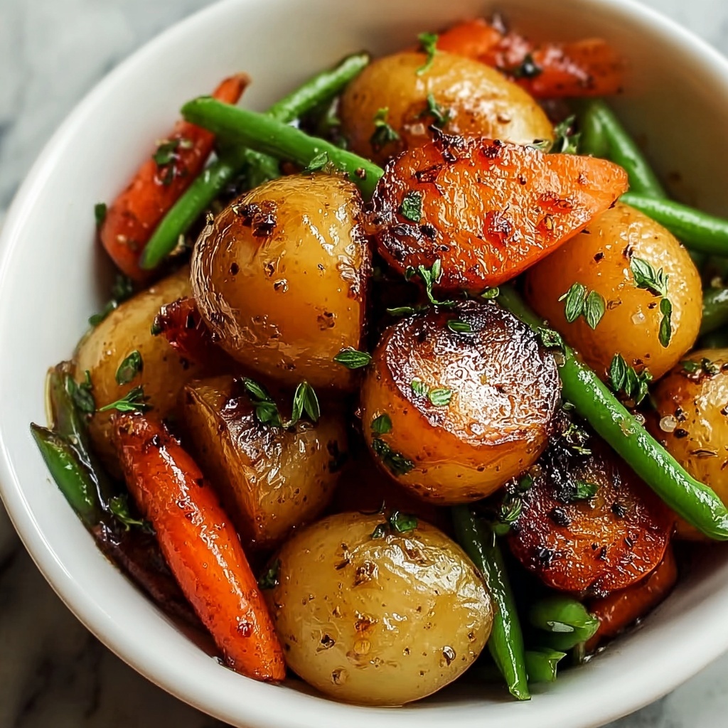 Garlic Herb Roasted Veggies Recipe - Recipe Image