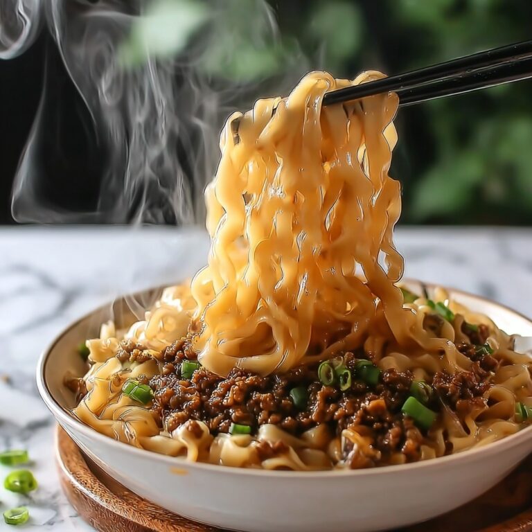 Savory Pork Potsticker Noodle Bowl Recipe