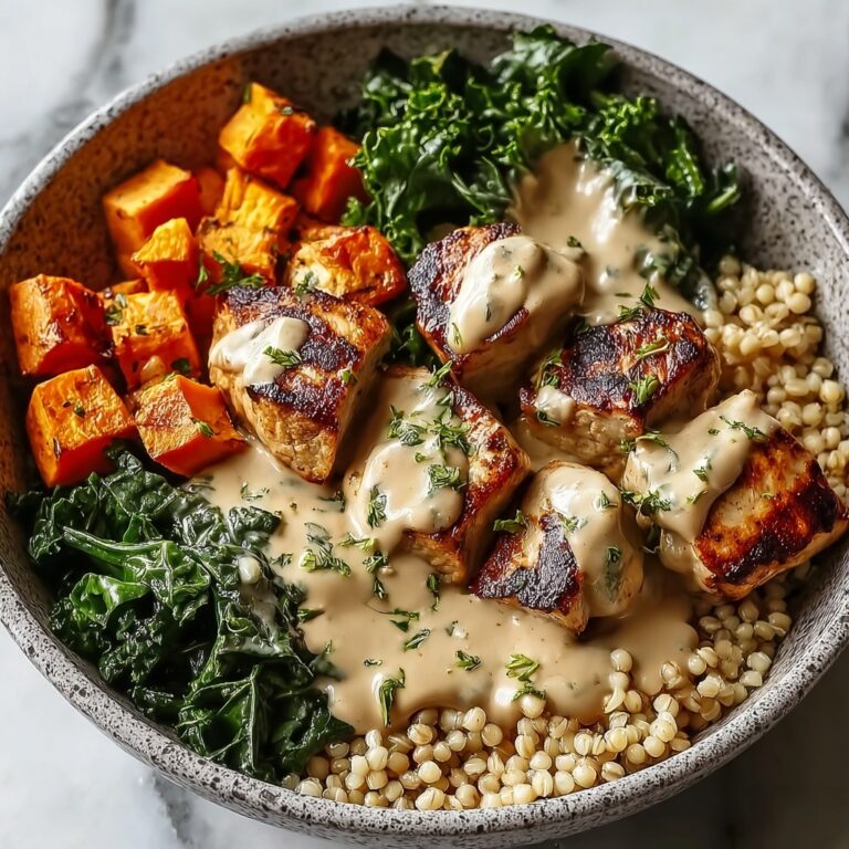 Maple Dijon Chicken Sweet Potato Bowls Recipe