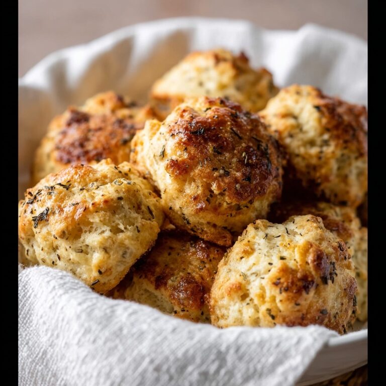 Homemade Mini Garlic Parmesan Monkey Bread Recipe