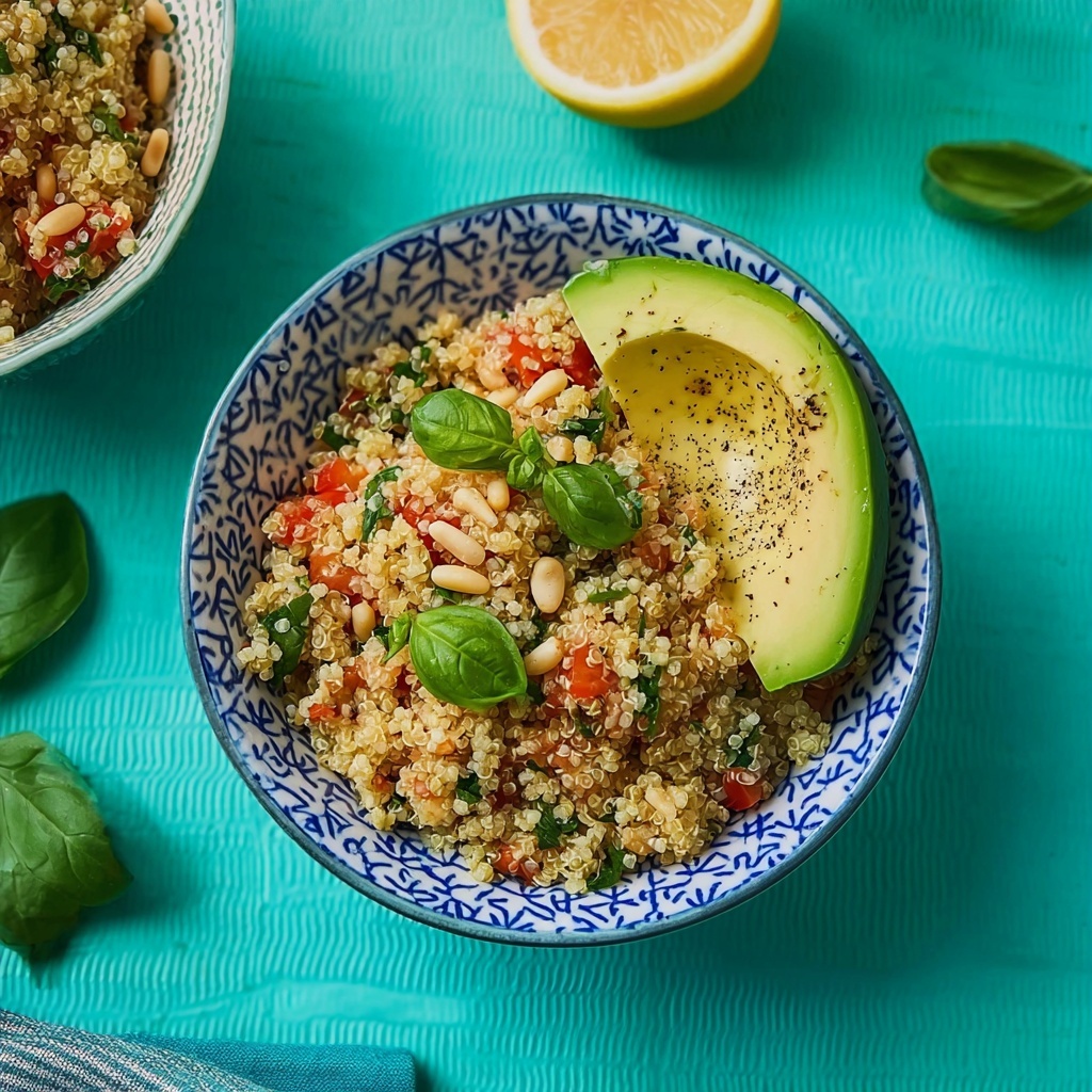 Quinoa Salad with Tomato and Avocado Recipe - Recipe Image