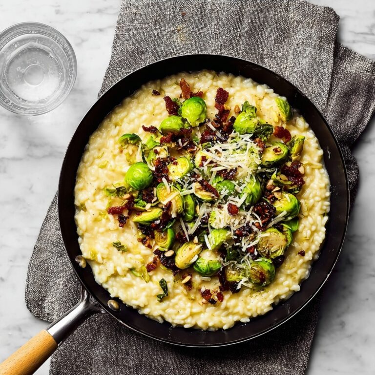 Risotto with Bacon and Brussels Sprouts Recipe