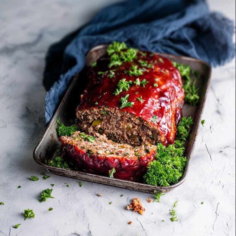 Bacon-Wrapped Meatloaf with Savory Meatloaf Sauce Recipe