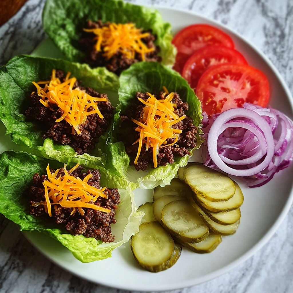 Lettuce Wrap Burgers Recipe - Recipe Image