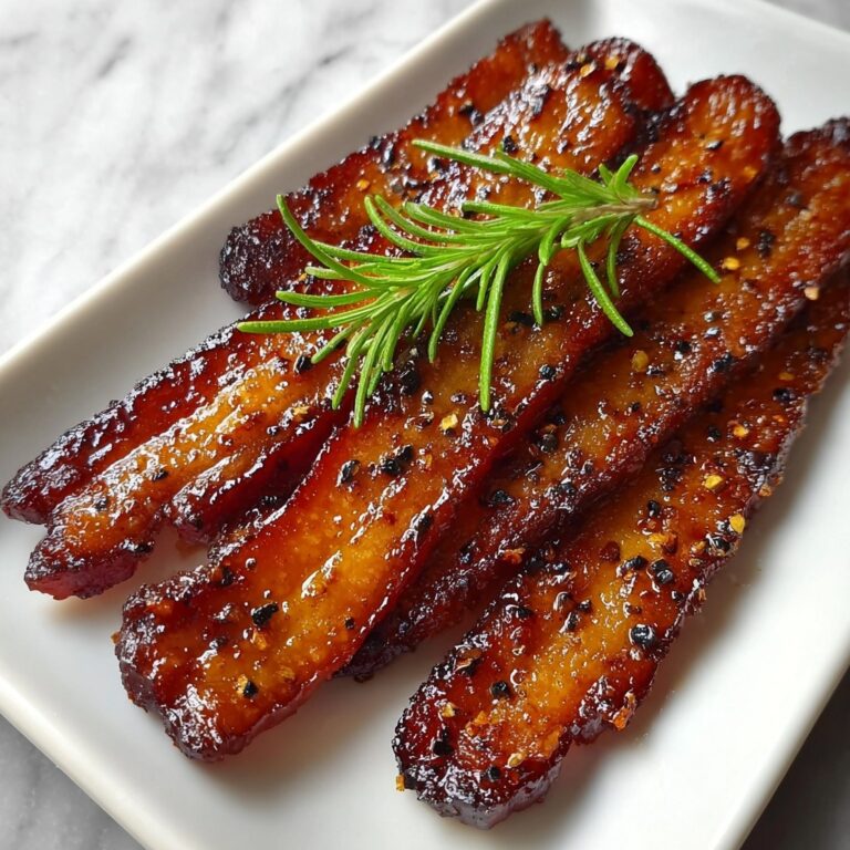 Decadent Sweet and Spicy Glazed Billionaire Bacon Recipe