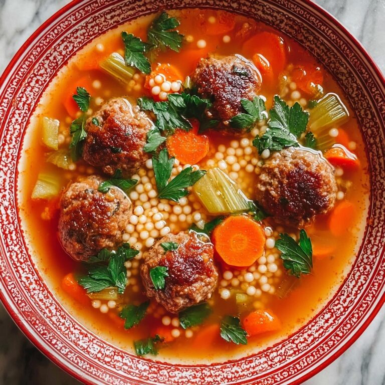 Italian Meatballs Soup Recipe