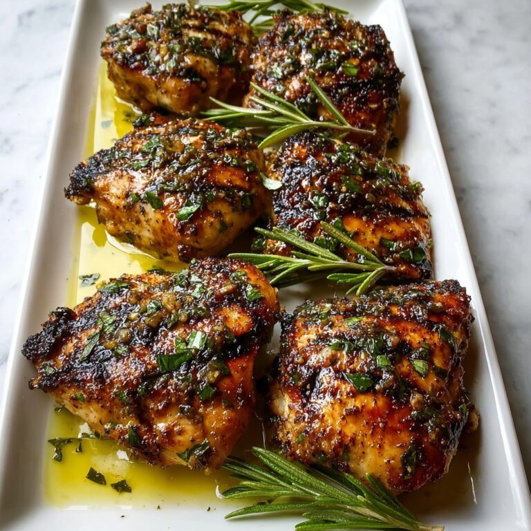 flavorful chicken marinade with soy, lemon, balsamic, and herbs Recipe