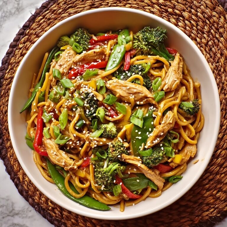 Garlic Chicken Lo Mein Recipe