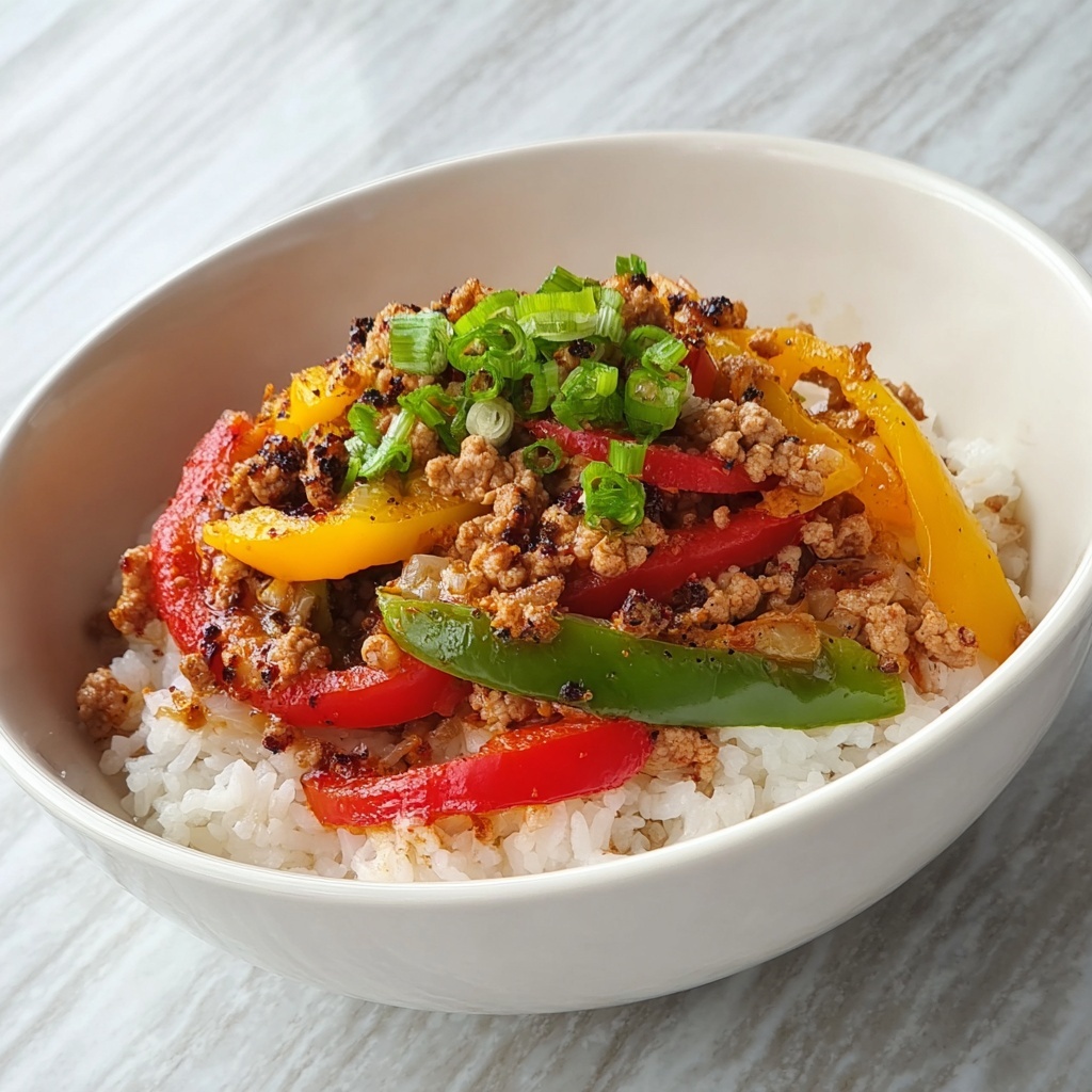 Ground Turkey and Peppers Stir-Fry Recipe - Recipe Image