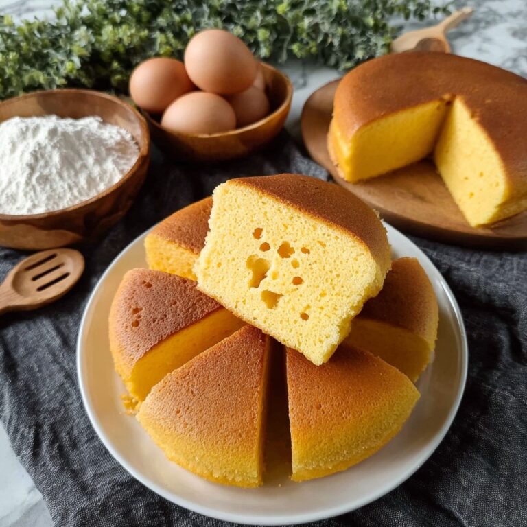 Chinese Steamed Egg Cake Recipe