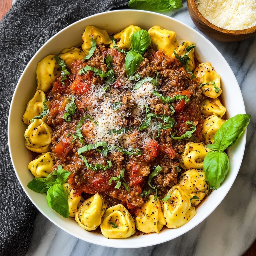 One-Pan Beefy Tortellini Bake Recipe - Recipe Image