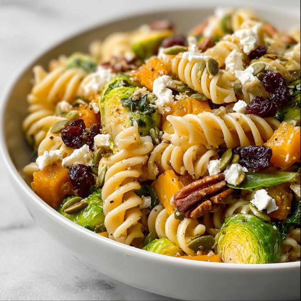 Autumn Harvest Fall Pasta Salad Recipe - Recipe Image