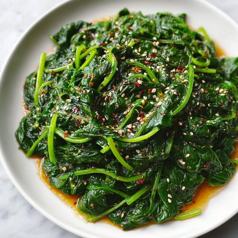 Korean Spinach Side Dish (Sigeumchi Namul) Recipe