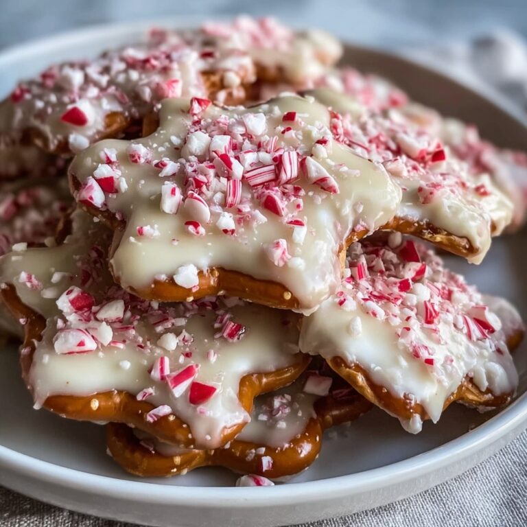 White Chocolate Peppermint Pretzel Crisps Recipe