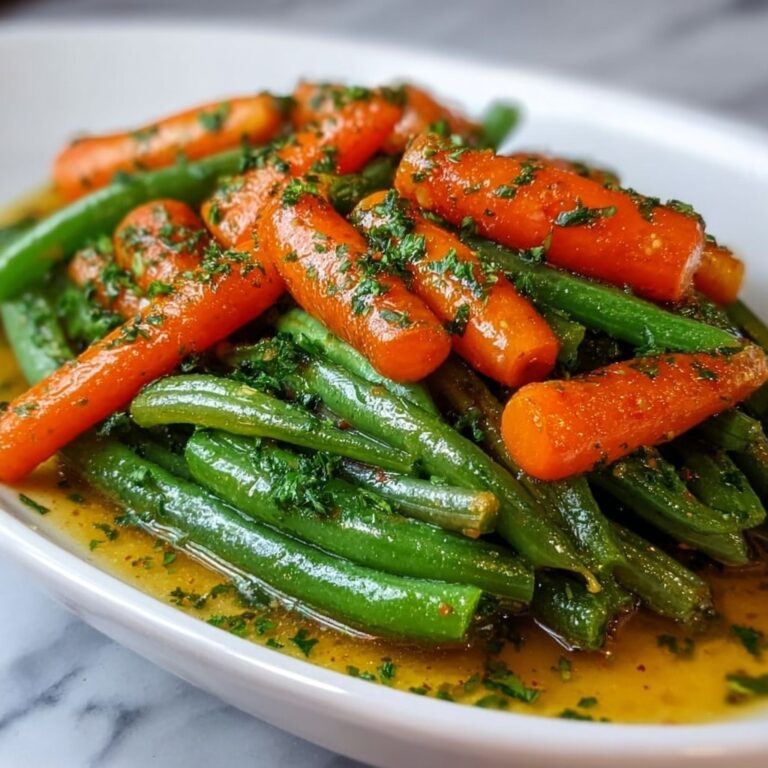 Honey Glazed Carrots and Green Beans Recipe