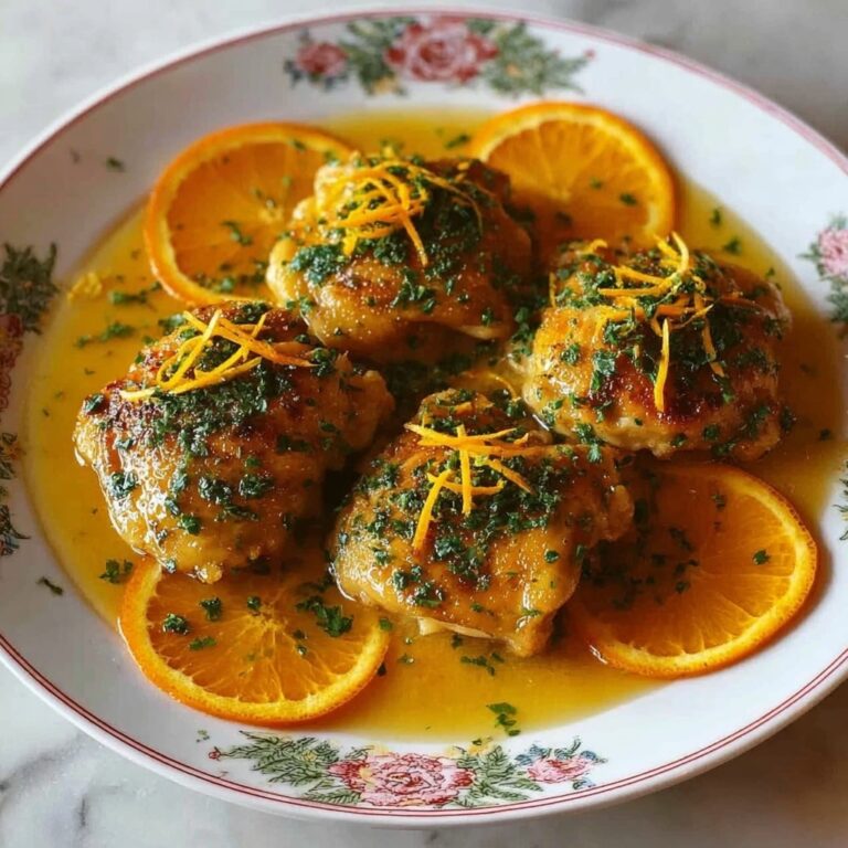 Chicken in Orange Sauce Recipe