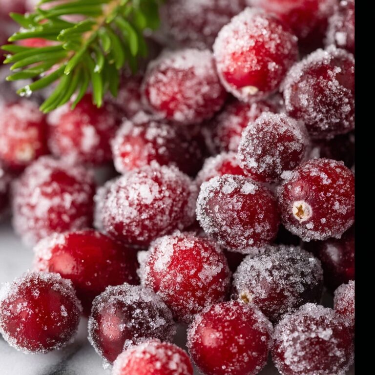 Sugared Cranberries Recipe