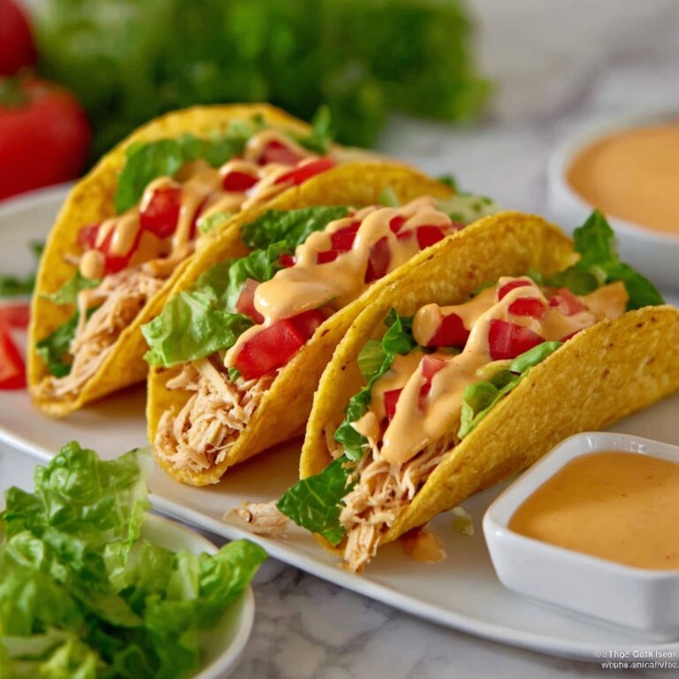Slow Cooker Queso Chicken Tacos Recipe