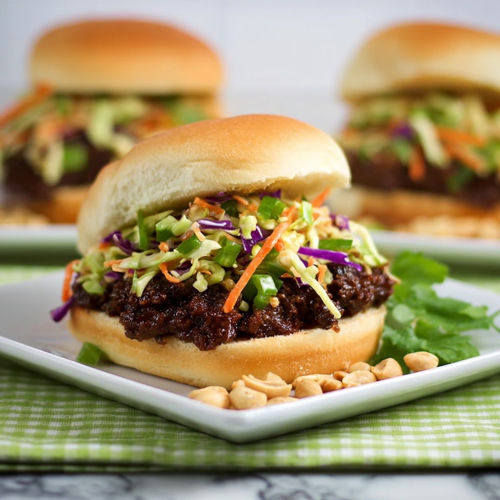 Thai Sloppy Joe Sliders Recipe - Recipe Image