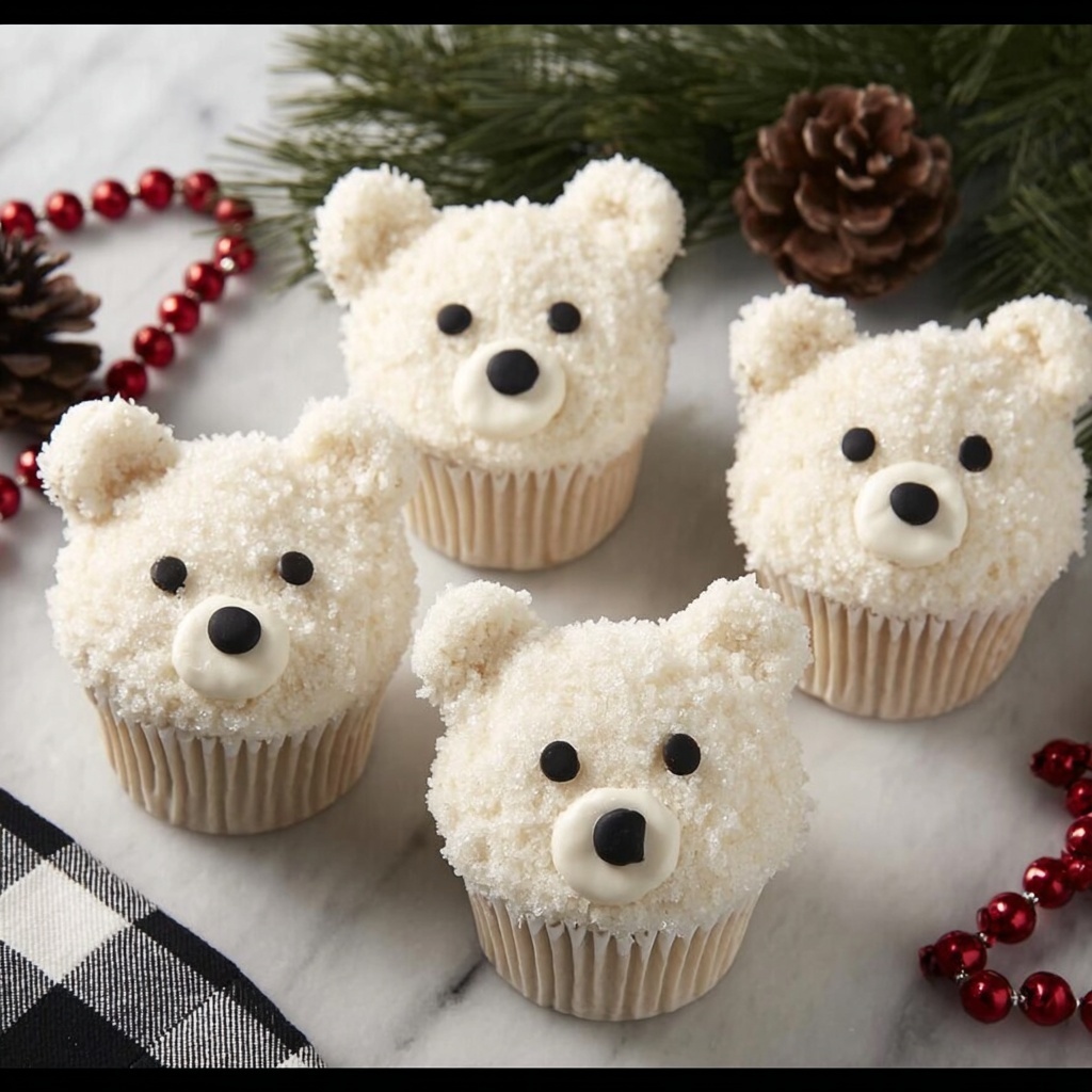 Polar Bear Cupcakes Recipe - Recipe Image