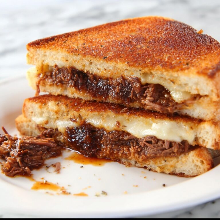 Smoked Brisket Grilled Cheese Sandwiches Recipe